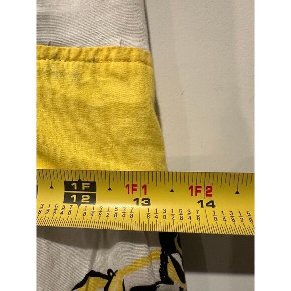 Babydoll y2k Size Small Yellow Spaghetti Wrap Smocked Mini Dress Floral Vacation - Picture 9 of 12